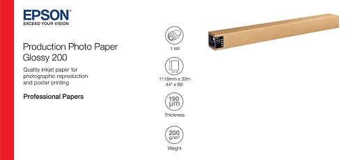 Papier fotograficzny w roli Epson Production Photo Paper Glossy 200